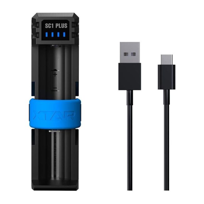 XTAR SC1 PLUS Single Bay Battery Charger and Power Bank