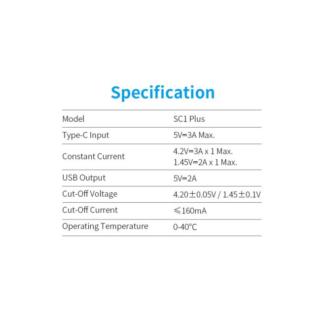 XTAR SC1 PLUS Single Bay Battery Charger and Power Bank - Image 16