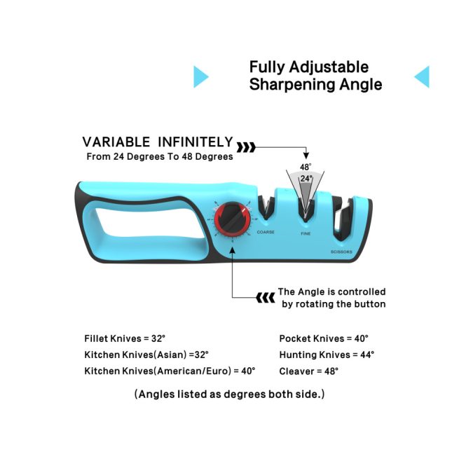 Knife Depot Manual Angle Adjust Knife Sharpener - Grey - Image 3