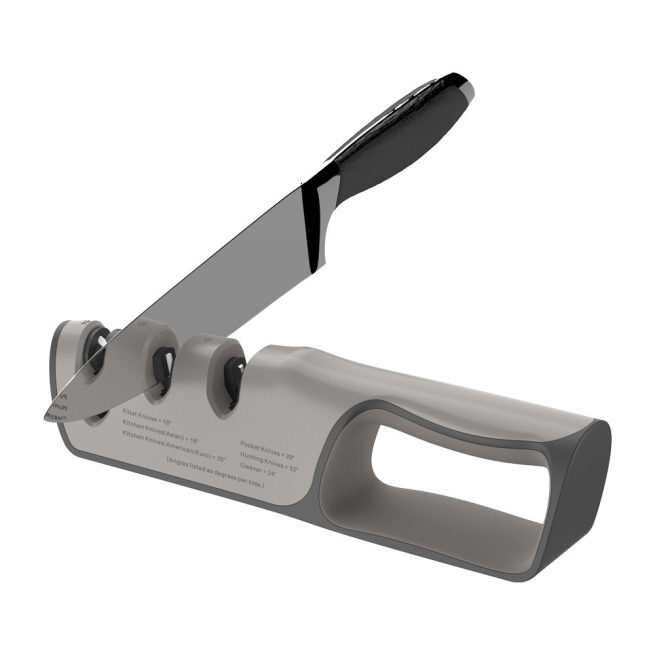 Knife Depot Manual Angle Adjust Knife Sharpener - Grey - Image 9