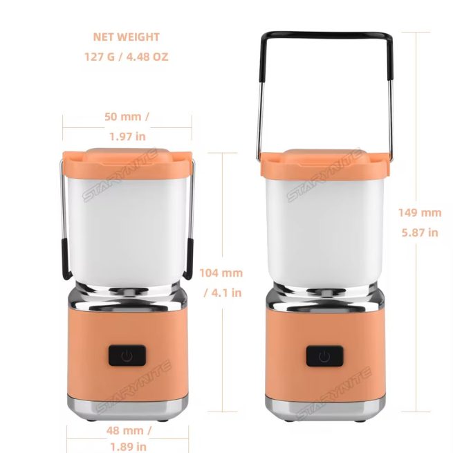 Mini Lightweight Rechargeable Camping Lantern - Blue - Image 4