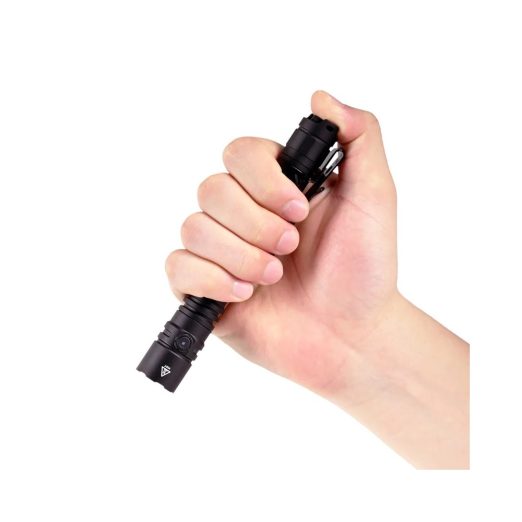 AceBeam TAC 2AA Pocket EDC Flashlight - Black 1600 Lumens, 304 Metres