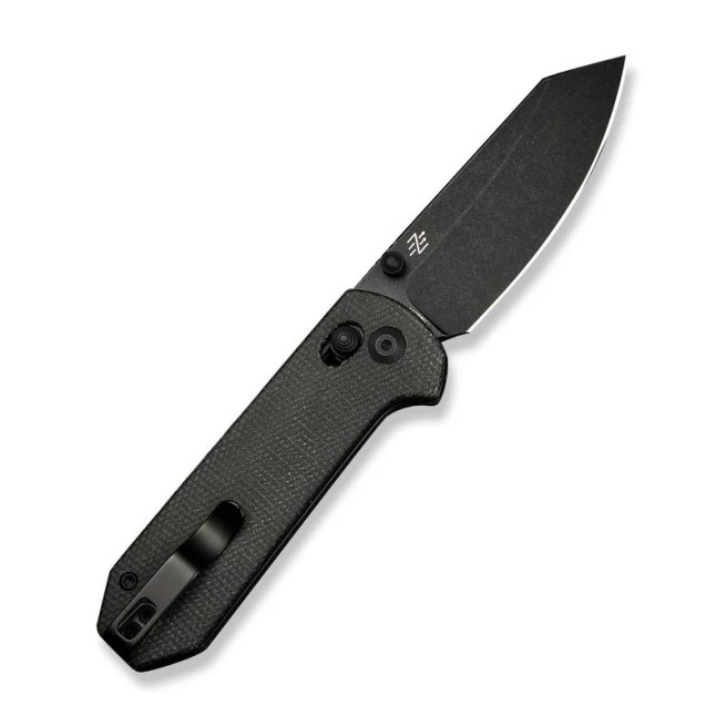 CIVIVI Yonder C23073B-1, 2.88" Black Stonewashed 14C28N Blade, Contoured Dark Green Canvas Micarta Handles, Crossbar/Axis Lock - Image 10