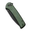 CIVIVI Conspirator C21006-2, Green Micarta, 3.48" Black Stonewash Nitro-V Blade - Image 3