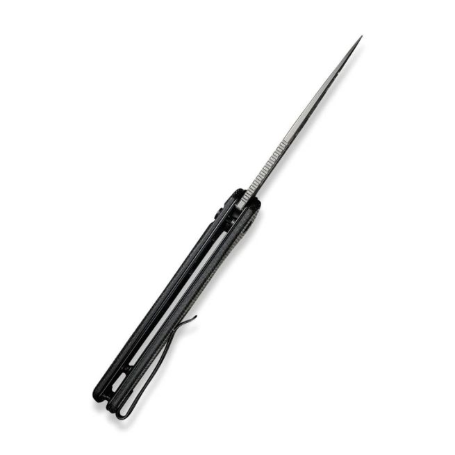 CIVIVI Conspirator C21006-1, Black Micarta, 3.48" Stonewash Nitro-V Blade - Image 7