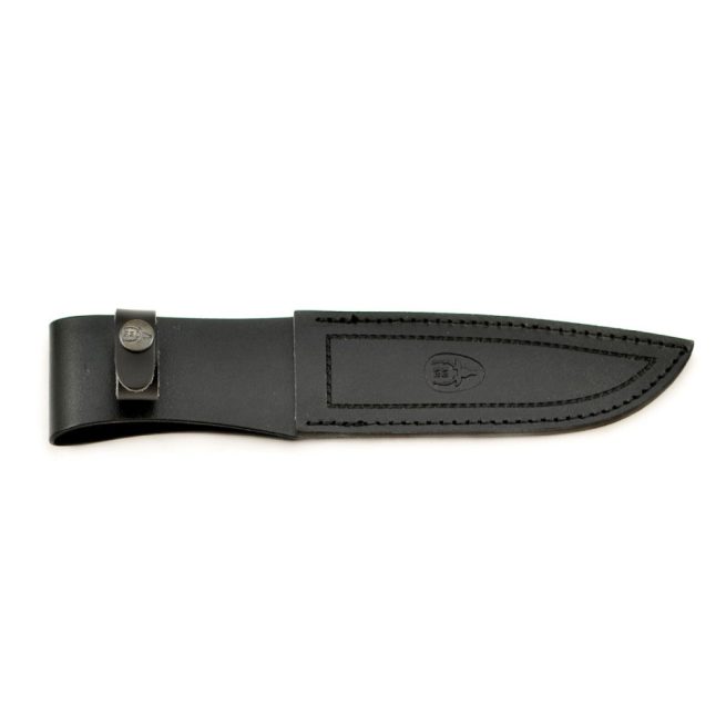 Muela Military Scout 5161-D Black/Tan - 6.3" Black Nitro-42 Blade, Tan Handle, Black Leather Pouch - Image 2