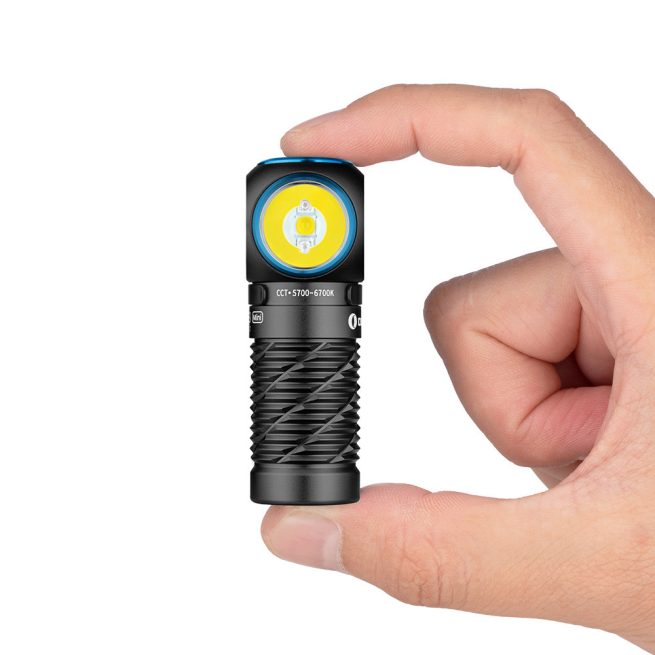 Olight Perun 3 MINI CW Rechargeable Red and White LED Headlamp, Black (1250 Lumens, 155 Metres) - Image 2
