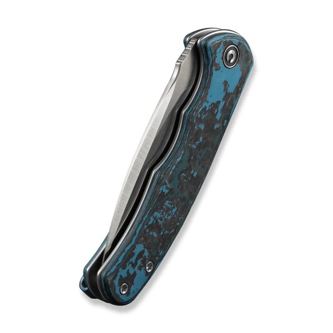 CIVIVI Mini Praxis Limited Edition C18026CB-1, 2.98" S35VN Blade, Arctic Storm FatCarbon Fibre Handle - Image 5