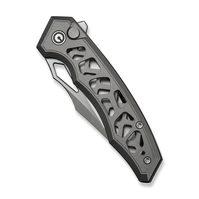 CIVIVI Anaaki C24039-2, 2.98" Nitro-V Blade, Grey Aluminium Handle, Button Lock - Image 15