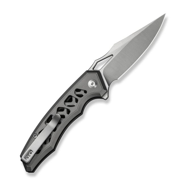 CIVIVI Anaaki C24039-2, 2.98" Nitro-V Blade, Grey Aluminium Handle, Button Lock - Image 13