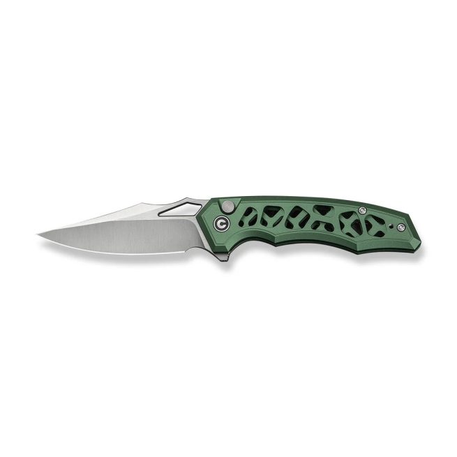 CIVIVI Anaaki C24039-3, 2.98" Nitro-V Blade, Green Aluminium Handle, Button Lock - Image 11