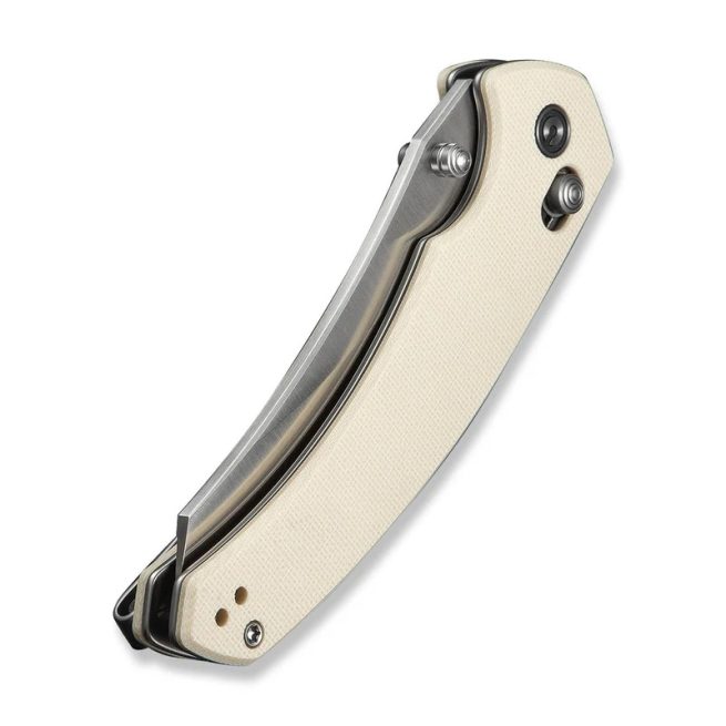 CIVIVI Sixgill C24050-2, 3.41" Nitro-V Blade, Ivory G10 Handle, Crossbar Lock - Image 10