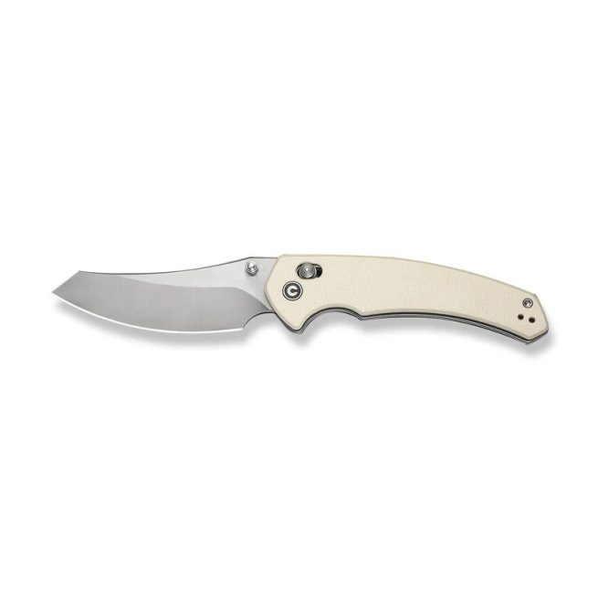 CIVIVI Sixgill C24050-2, 3.41" Nitro-V Blade, Ivory G10 Handle, Crossbar Lock - Image 13