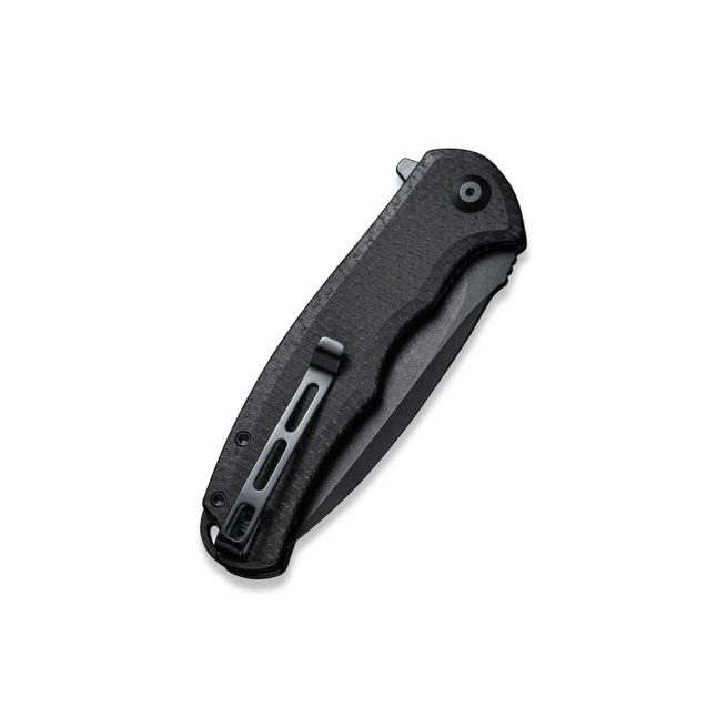 CIVIVI Praxis - Black Coarse Micarta/Black Blade, C803G - Image 2