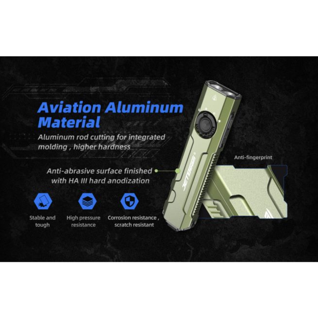 JETBeam E26-UV KUNAI Rechargeable Pocket Light with 365nm UV and 5mW Green Laser (2000 Lumens) - Image 18