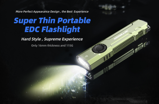 JETBeam E26-UV KUNAI Rechargeable Pocket Light with 365nm UV and 5mW Green Laser (2000 Lumens) - Image 13