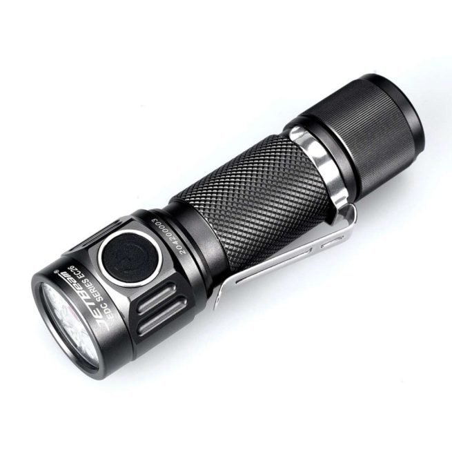 JETBeam EC26 EDC Pocket Flashlight with Stepless Dimming (3600 Lumens, 268 Metres)