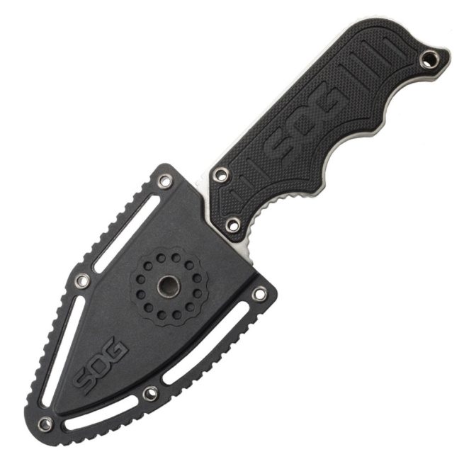 SOG Instinct Neck Knife, Black G10 - Image 2
