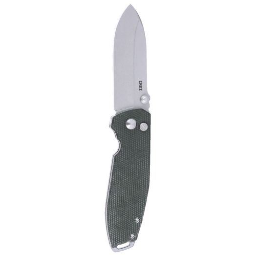 CRKT 2495GR Squid™ XM Button Lock - Green Micarta