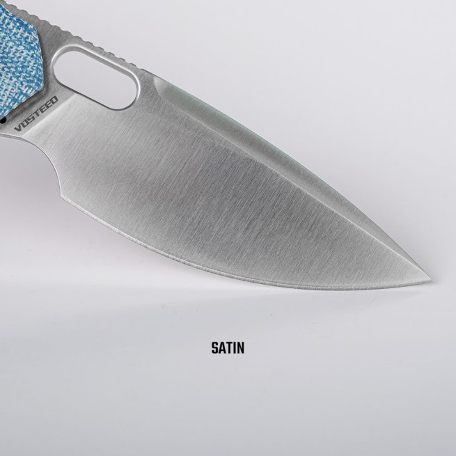 Vosteed Psyop - 3.32" Satin Elmax Blade, Norplex UltreX™ Micarta Handle, Top Liner Lock - A2214 - Image 8