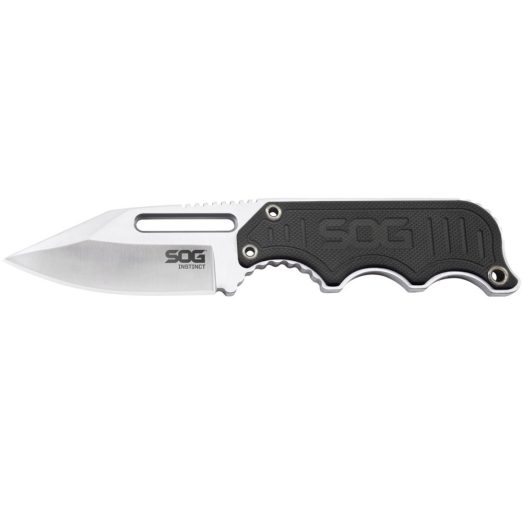 SOG Instinct Neck Knife, Black G10