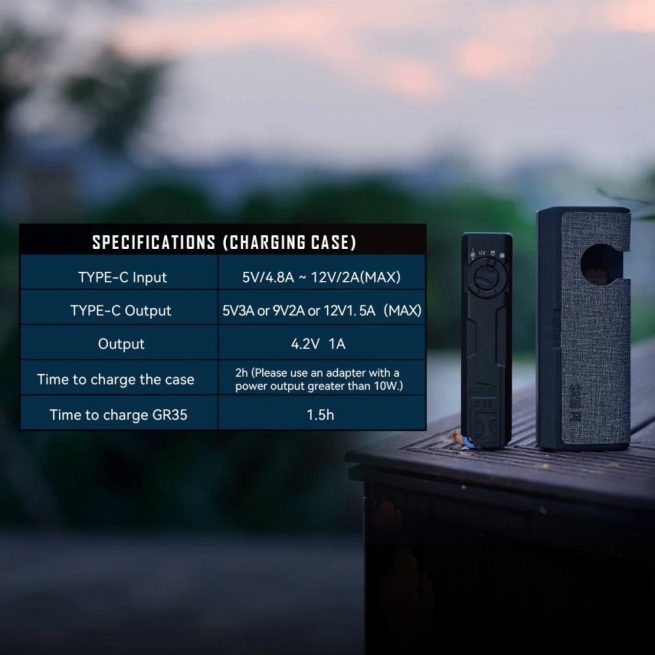 Imalent GR35 Charging Case - Image 8