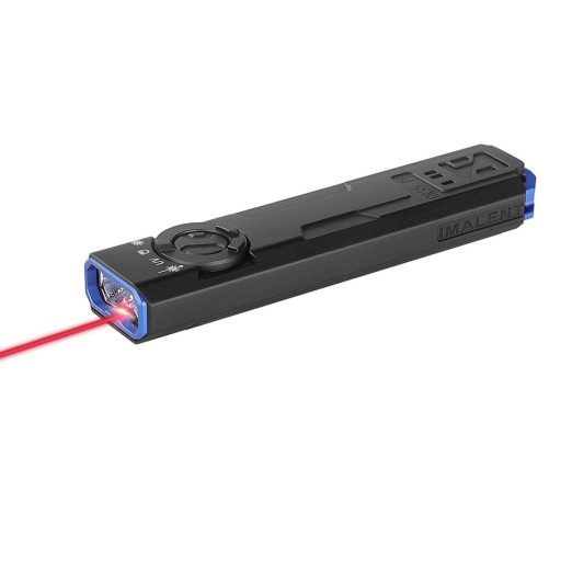 Imalent GR35 Rechargeable Flat Flashlight with Red Laser/ UV/Police Lights - 2800 Lumens, 426 Metres