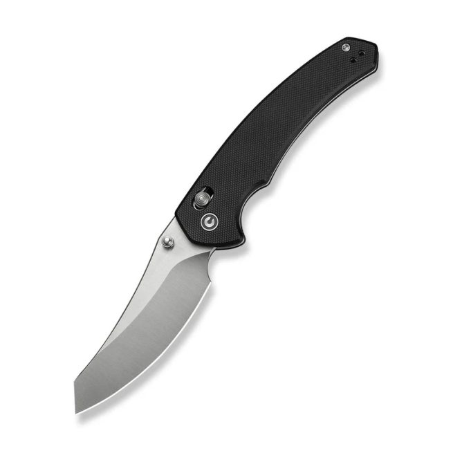 CIVIVI Sixgill C24050-1, 3.41" Nitro-V Blade, Black G10 Handle, Crossbar Lock