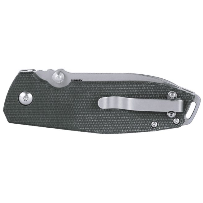 CRKT 2495GR Squid™ XM Button Lock - Green Micarta - Image 2