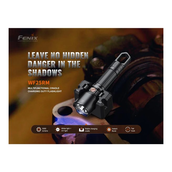 Fenix WF25RM Cradle Charging Multi-Functional Duty Flashlight - Image 7