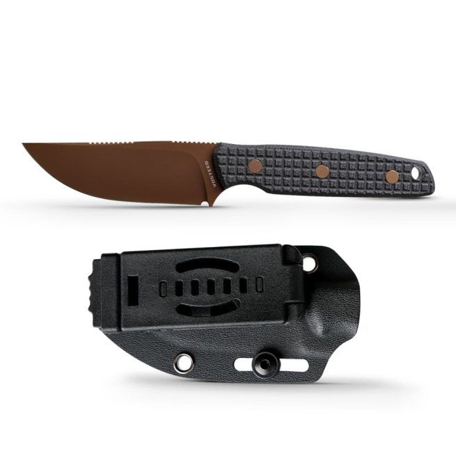 Vosteed Mink - Fixed Blade Knife (3.33" 14C28N Blade & Micarta Handle) - D0106 - Image 2