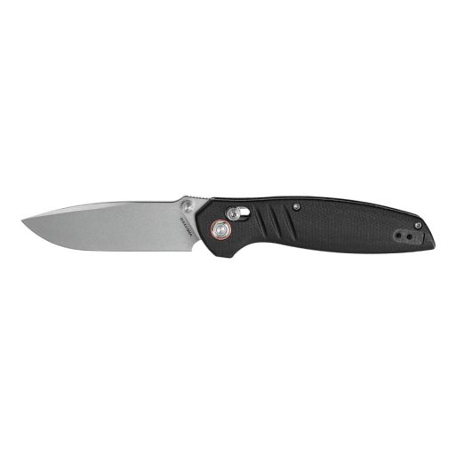 Vosteed Corsair - 3.25" Stonewash Nitro-V Blade, Black Micarta Handle, Crossbar Lock - CS29NWMK