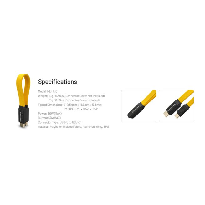 Nitecore NLink10 Fast Charging USB-C Cable - Image 12