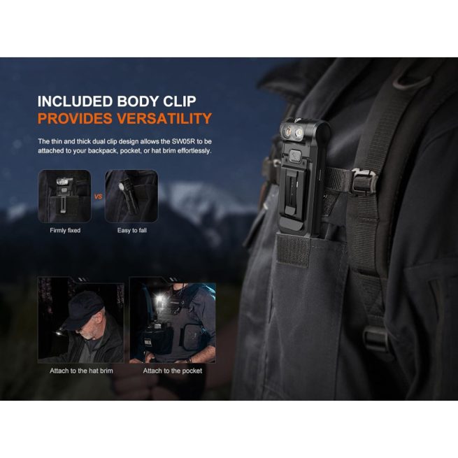 Fenix Multi-Purpose Clip-On Light SW05R-UV - Image 10