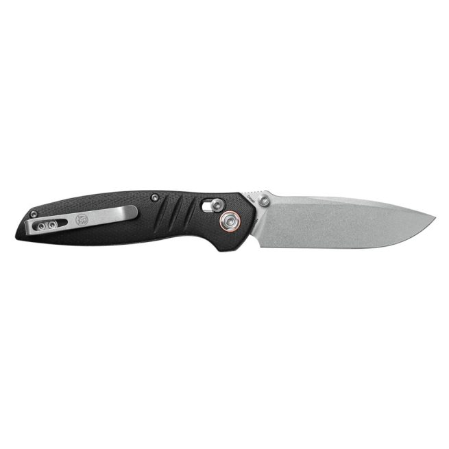 Vosteed Corsair - 3.25" Stonewash Nitro-V Blade, Black Micarta Handle, Crossbar Lock - CS29NWMK - Image 7