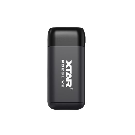 XTAR PB2SL-V2 Smart Charging Battery Charger and Power Bank - Black