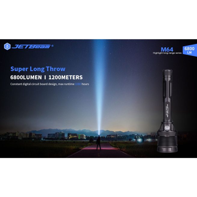 JETBeam M64 Search Light (6800 Lumens, 1200 Metres) - Image 3
