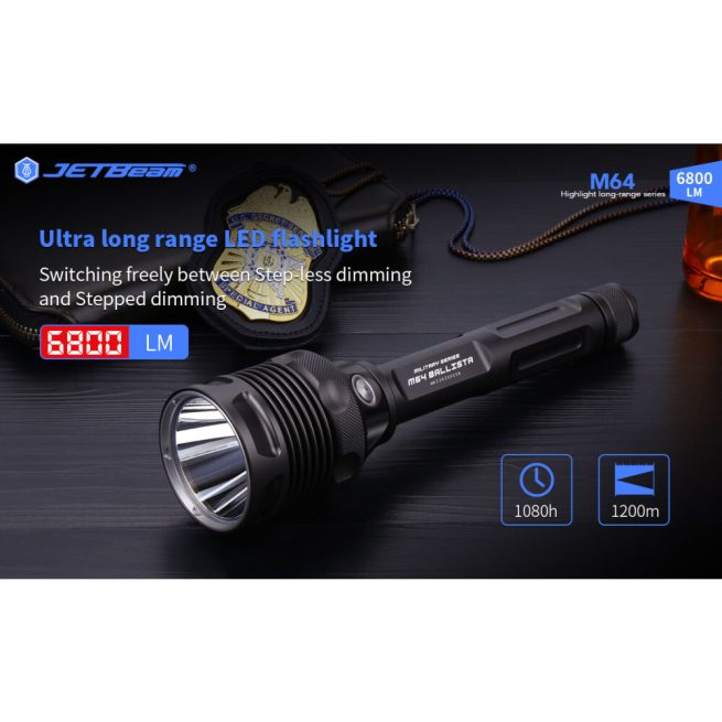 JETBeam M64 Search Light (6800 Lumens, 1200 Metres) - Image 4