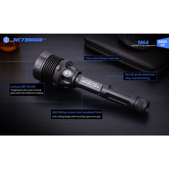 JETBeam M64 Search Light (6800 Lumens, 1200 Metres) - Image 7