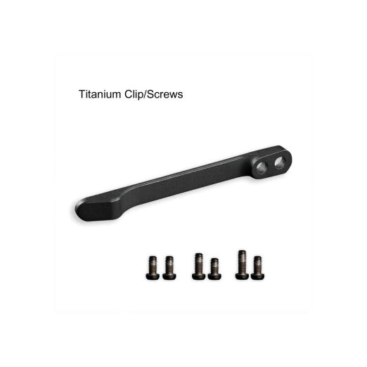 CIVIVI T001D Black Titanium Pocket Clip for WE Knife Co. and CIVIVI Knife Models