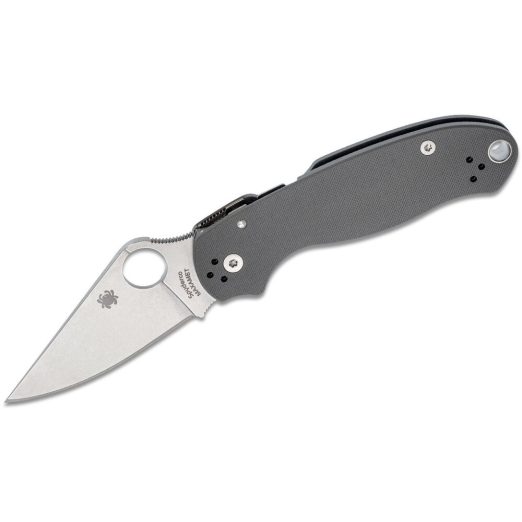 Spyderco Para 3 - Dark Grey G10 with Stonewash Maxamet Blade, C223GPDGY