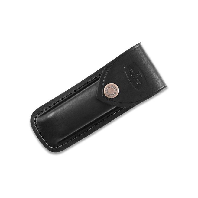 Buck Folding Hunter with Leather Pouch 110BRS - Image 9