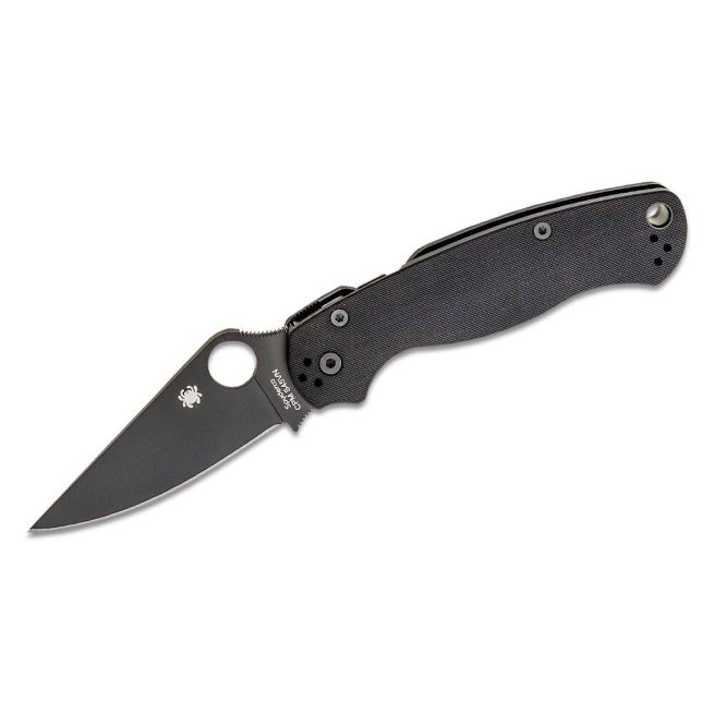 Spyderco Paramilitary 2 - Black G10 with Black S45VN Blade - C81GPBK2