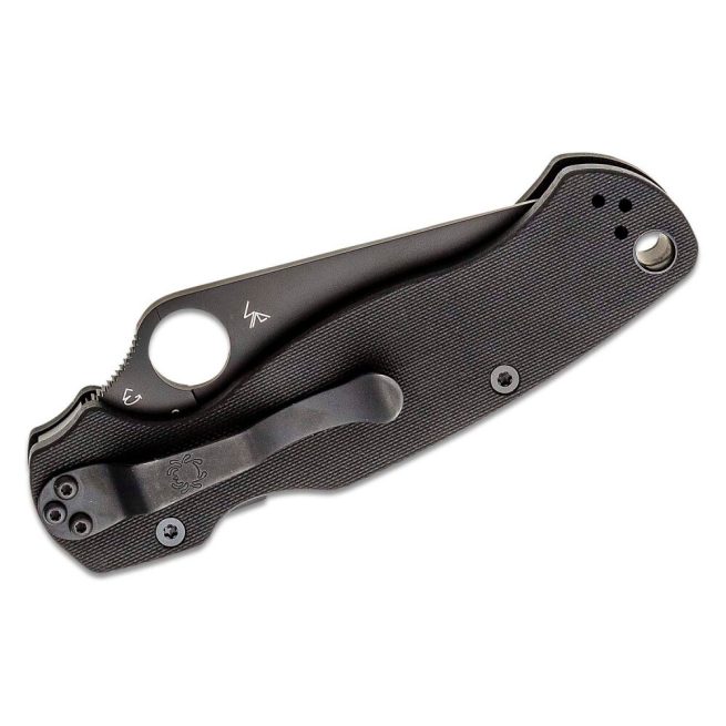 Spyderco Paramilitary 2 - Black G10 with Black S45VN Blade - C81GPBK2 - Image 2