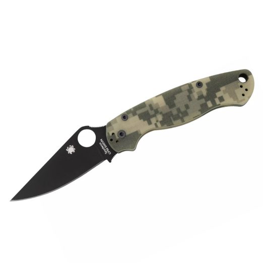 Spyderco Paramilitary 2 - Camo G10 with Black S45VN Blade - C81GPCMOBK2