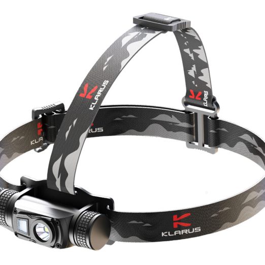 Klarus HL1 Rechargeable Headlamp -  Red and White LED (1200 Lumens, 125 Metres)