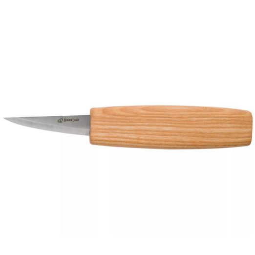 Beaver Craft Skewed Detail Wood Carving Knife - C13