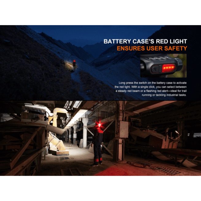Fenix HP12R-T Separation-Style Headlamp Red - 1300 Lumens, 200 Metres - Image 10