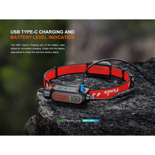 Fenix HP12R-T Separation-Style Headlamp Red - 1300 Lumens, 200 Metres - Image 14