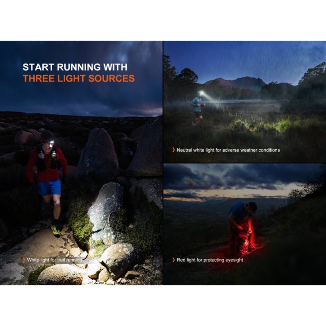 Fenix HP12R-T Separation-Style Headlamp Red - 1300 Lumens, 200 Metres - Image 8
